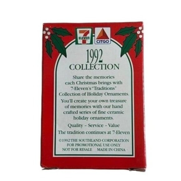 Citgo 7 Eleven Traditions Christmas Ornament, Santa Claus 1992 - Picture 2 of 4